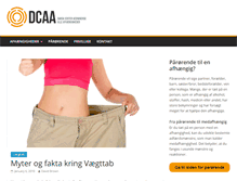 Tablet Screenshot of dcaa.dk
